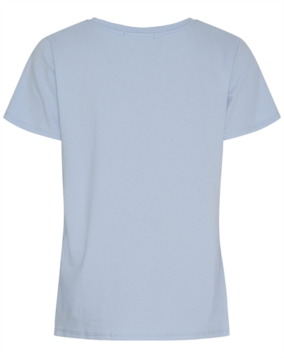 Marta Du Chateau - MDCHerdis T-shirt - Celeste Light/Beige